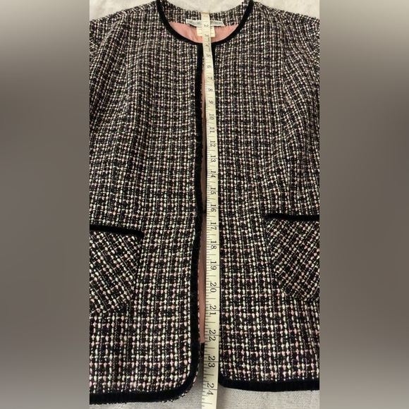 Vintage Jessica Howard Pink, Black & White Tweed Blazer Set - Picture 7 of 9